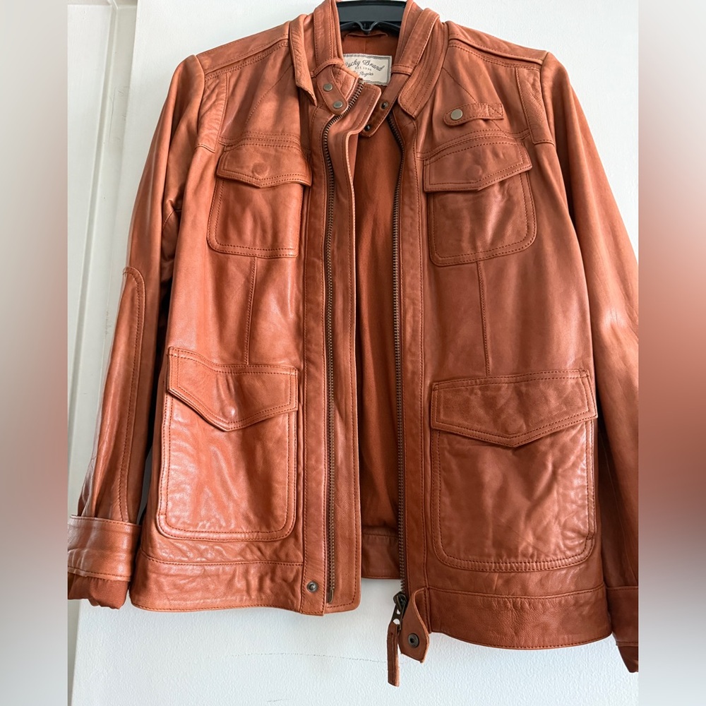 Lucky Brand Tan Leather Jacket